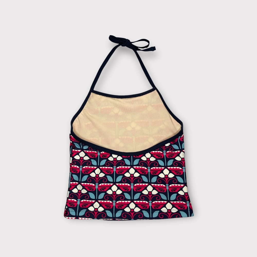 Tea Collection Pattern Halter Swim Top - Picture 4 of 6